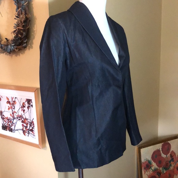 ANTEPRIMA Milano Size 38 LongLine Hidden-Button Classic Blazer Career $380 NEW - Picture 2 of 16